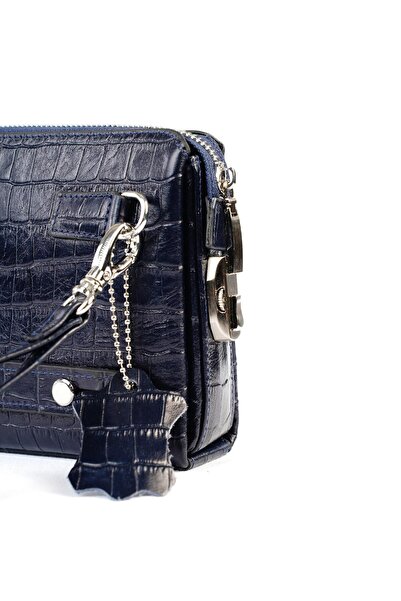 king brich Kingbrich Logo Genuine Leather Coated Unisex Handbag