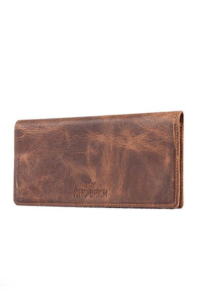 king brich Kingbrich Logo Classic Genuine Leather Wallet