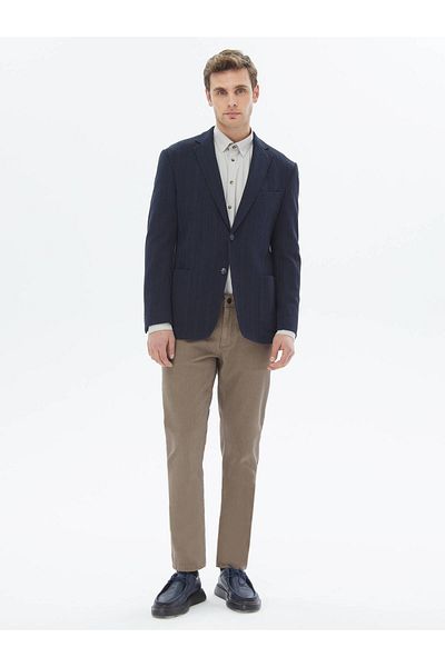 Kip Patterned Modern Fit Knitted Jacket