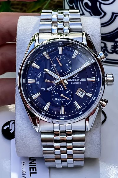Daniel Klein All Functions Active Original New Season Men's Steel Watch Bracelet Gift