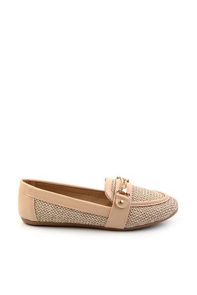Bambi Nude Women's Loafer Shoes K 01688011109