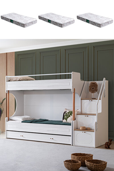 Setay Ranza, Vita Bohem Yavrulu Beyaz Ranza + 3 Adet Comfort Yatak