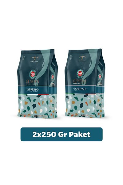 Mare Mosso Caffe ê Vendite Espresso Genova Blend 2X250 Gr. (Core or Ground) Coffee