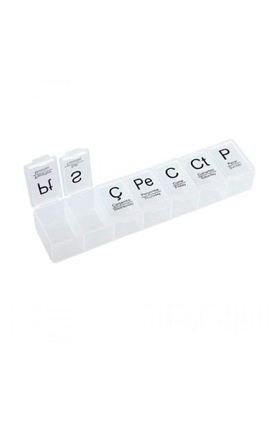 evimdeyokyok Weekly Medicine Tracking Box