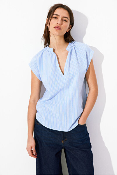H&M Bant Yakalı Bluz