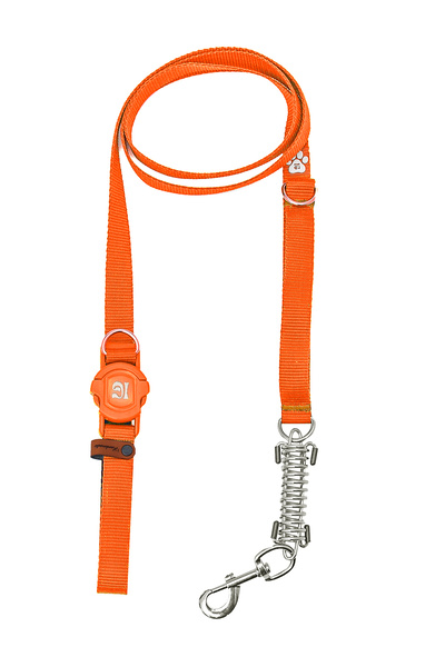 IG Design حر اليدين - حزام سفر زنبركي مضاد للصدمات بدون استخدام اليدين