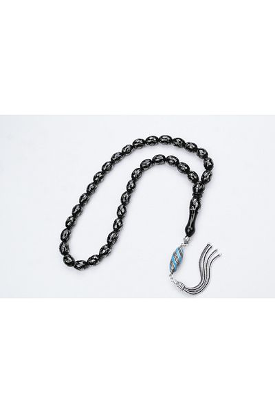 Skygo White Hourglass - Baqalava Embroidered Rosary