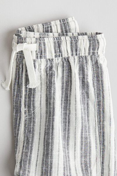H&M Keten Karışımlı Jogger Pantolon