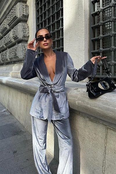 Miracle Omni Gaitlin Oversize Velvet Set