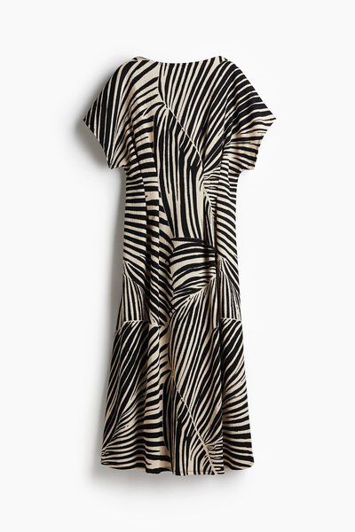 H&M Beli Belirgin Maksi Elbise