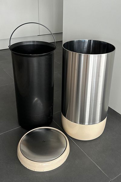 Prima Nova Μπεζ Lima 30 Lt Μπάνιο Κουζίνα Γραφείο Κάδος απορριμμάτων