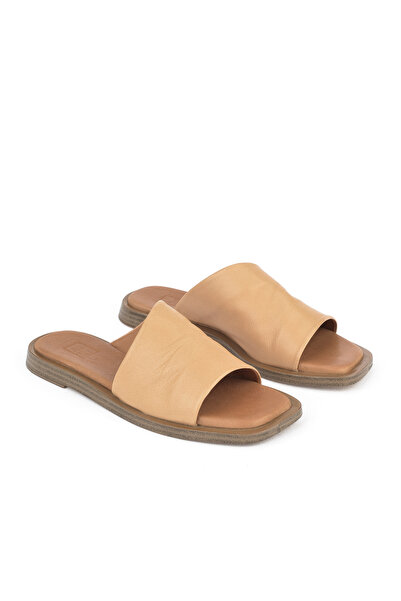 Ziya Шкіряні жіночі капці Nude Model 1511033ZFATOU