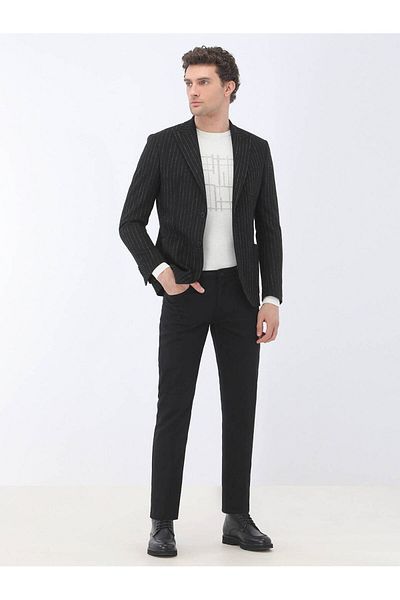 Kip Striped Modern Fit Jacket