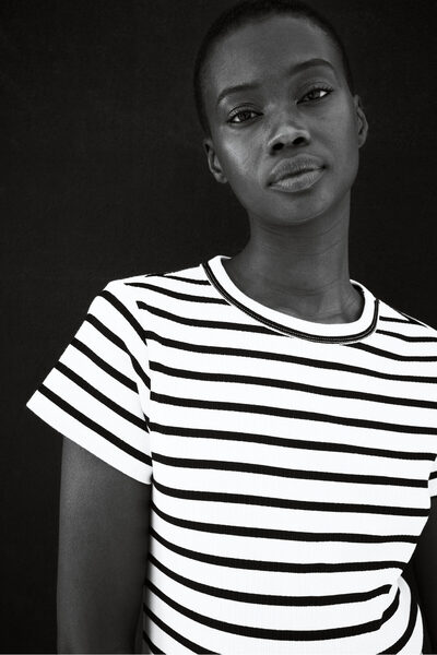 H&M MAMA Ribanalı Tişört Elbise