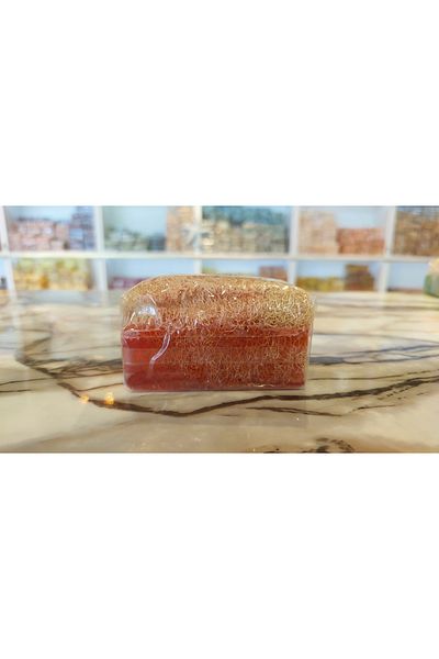 SABUNCU BABA 100% Natural Pumpkin Fiber Rose Soap -120 Gr-