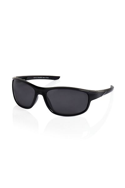 CLAES Monza Black Polarized Shatterproof Lightweight Unisex Sunglasses