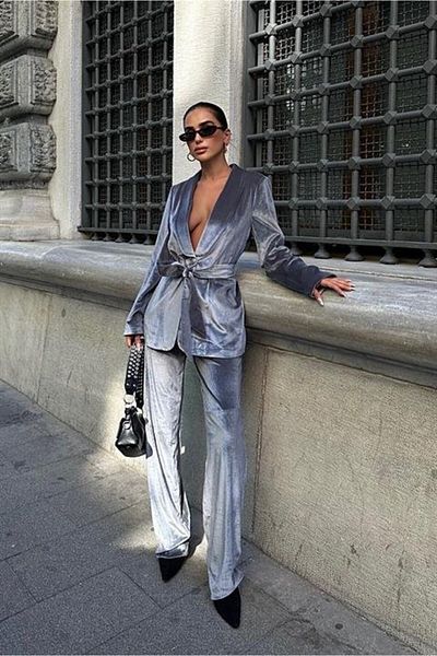 Miracle Omni Gaitlin Oversize Velvet Set