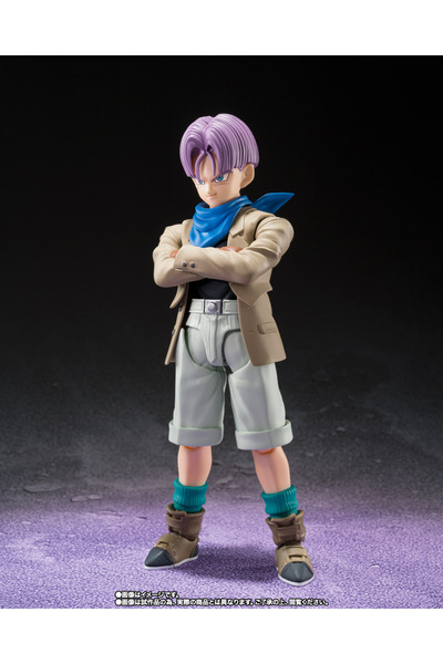 BANDAI Dragon Ball GT S.H.Figuarts SHF TRUNKS GT Anime Action Collection Figu...