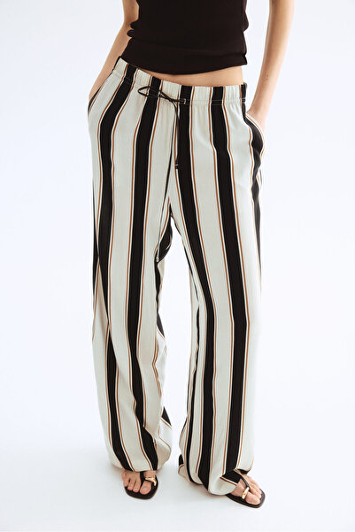 H&M Geniş Pull-on Pantolon