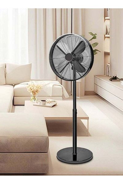 Cady One 50-watt, 16-inch iron vertical fan with 3 speeds and 4 blades