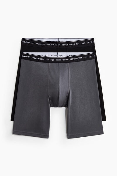 H&M 2’li COOLMAX® Uzun Paça Boxer Şort