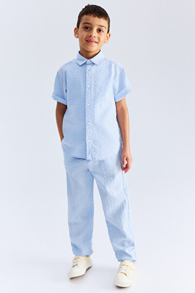 H&M Pamuklu Gofre Pantolon