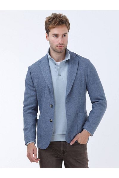 Kip Schlichte, modern geschnittene Strickjacke aus Wollmischung