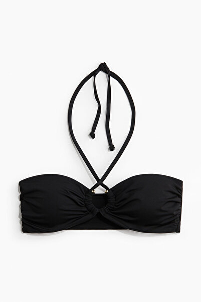 H&M Halter Yaka Dolgulu Bikini Üstü