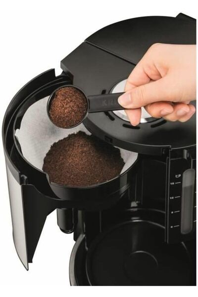 Krups KM321 ProAroma Plus Filtre Kahve Makinesi, 10 Fincan, 1100W, Paslanmaz Çelik Detaylı