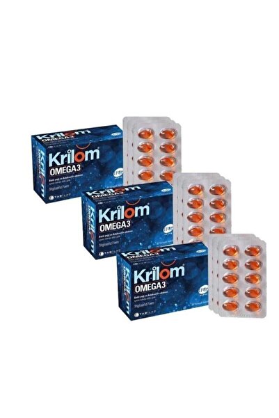 Krilom كريلوم أوميجا 3 - 50 كبسولة 3 عبوات