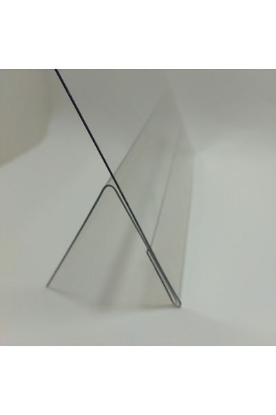 ETİKETLİK FİYATLIK A4 L Type Vertical Label Holder Price Holder with Brochure Holder 10 Pcs