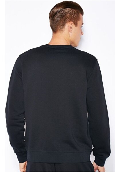 Nike Solo Swoosh Fleece Şardonlu Erkek Siyah Spor Sweatshrit