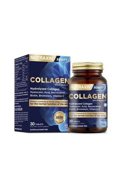 Nutraxin Hydrolyzed Collagen 30 Tablets - Type1, Type3 Set of 4