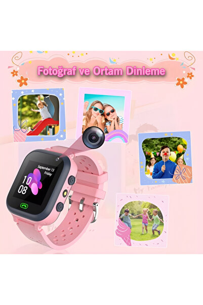 Onkatech Sim Kartlı Lbs Konum Takipli Akıllı Çocuk Saati