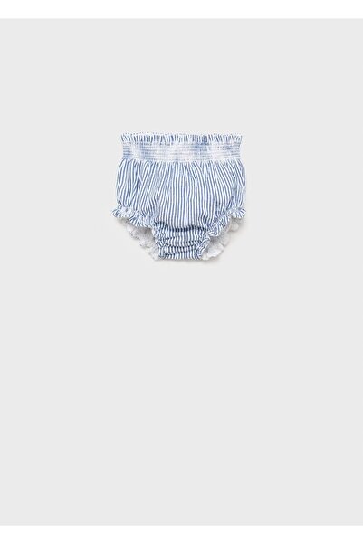 MANGO Baby Striped Cotton Shorts