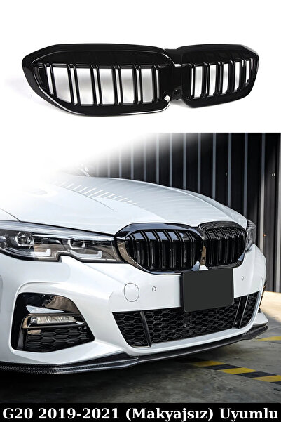 SML Dizayn BMW G20 Ön Panjur Böbrek 2019-2020-2021 G20 M3 Uyumlu Çift Çizgi P...
