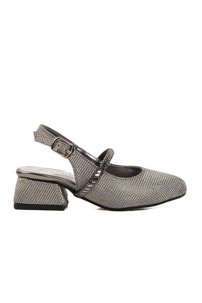 AYAKMOD Sandale pentru fete brodate cu piatră de platină 253 RY 4091 P