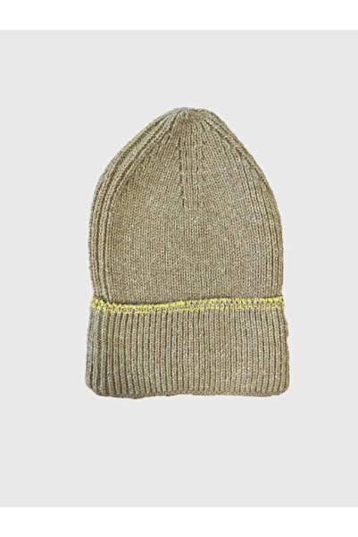 velmorafashion Velmora Woven Glitter Knit Beanie - Brown -