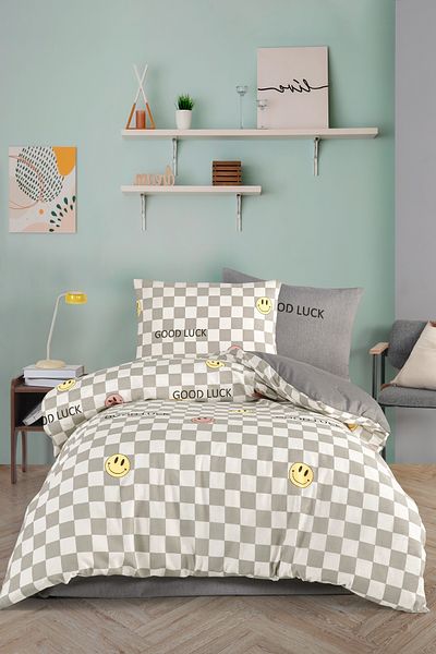 Eponj Home Комплект завивки Good Luck Grey Single Easy Iron