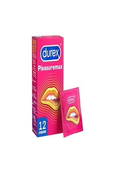 Durex Pleasuremax With Dots And Ribs 12 Condoms