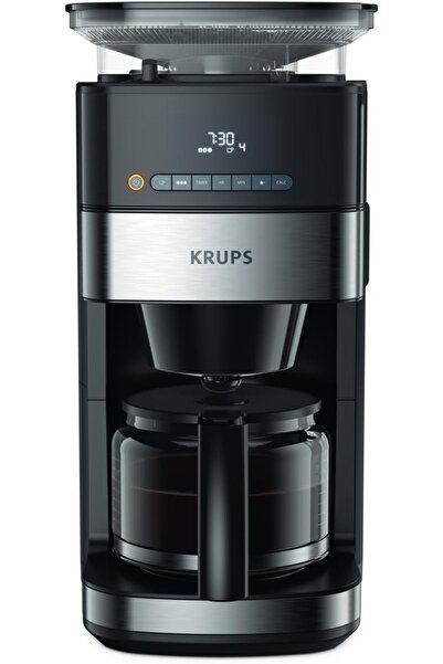 Krups KM8328 Grind Aroma Filtre Kahve Makinesi, 1.25L, 180g Öğütücü, 15 Fincan Kapasite, 3 Öğütme Seviyesi