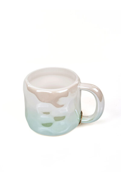 MUKKO HOME 400 ml Elegant Glossy Porcelain Mug Pearlescent Stylish Design, Daily Use and Special Gift Option