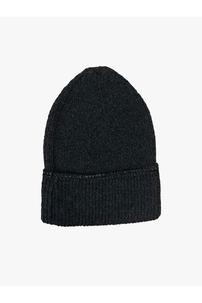 velmorafashion Velmora Woven Glitter Knit Beanie - Anthracite -