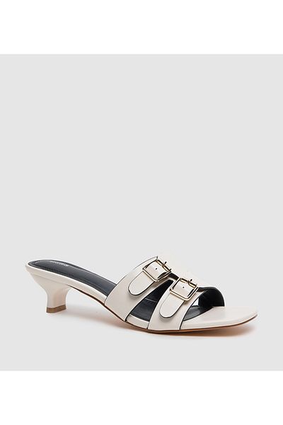 BCBG Round Low Heel Sandals with buckles Round Low Heel Sandals with buckles for women