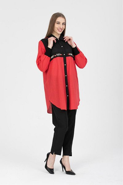 linvera Linen Hijab Shirt