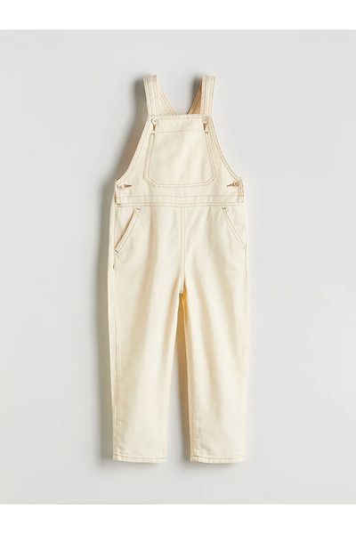 LC Waikiki   Ecru Square Collar Boy's Jumpsuit: Akrstore