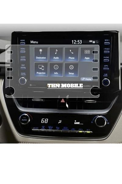 THN MOBILE Toyota Corolla 8 Inch Multimedia Flexible Nano Screen Protector