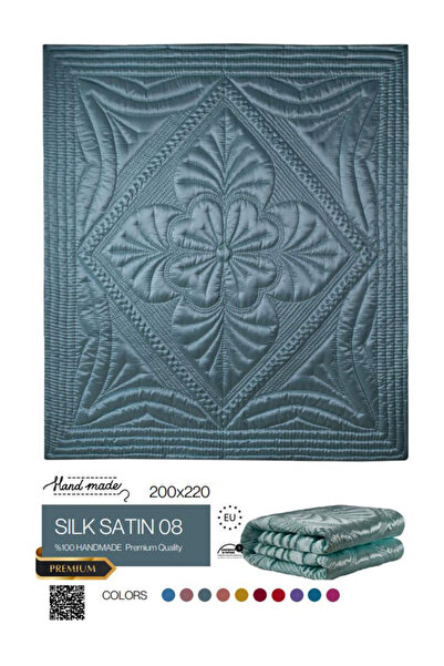 HARİR El işi İpek Saten Çift Kişilik Yorgan