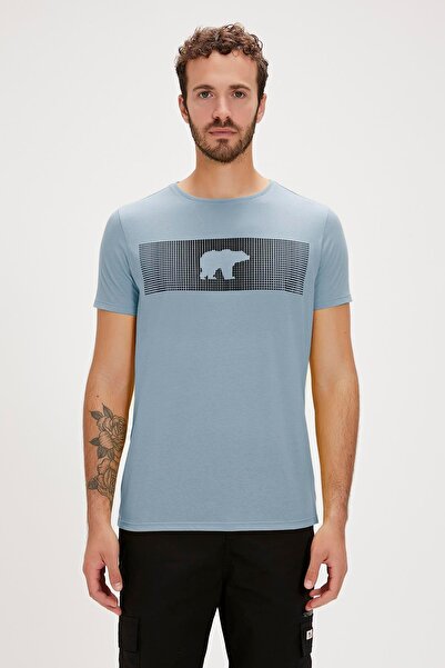 Bad Bear Fancy T-Shirt Element Blue 3D Printed Men's T-Shirt