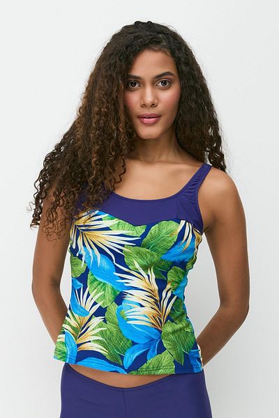 C&City Tankini rövidnadrággal 7757 Navy/Multicolor